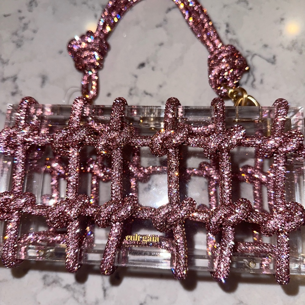 Cult Gaia Bess rhinestone shoulder bag - Picture 5 of 14
